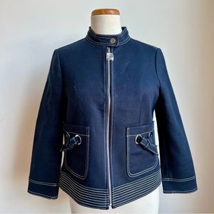 NEW 8P ANN TAYLOR Jacket Blazer Quilted Patch Pockets